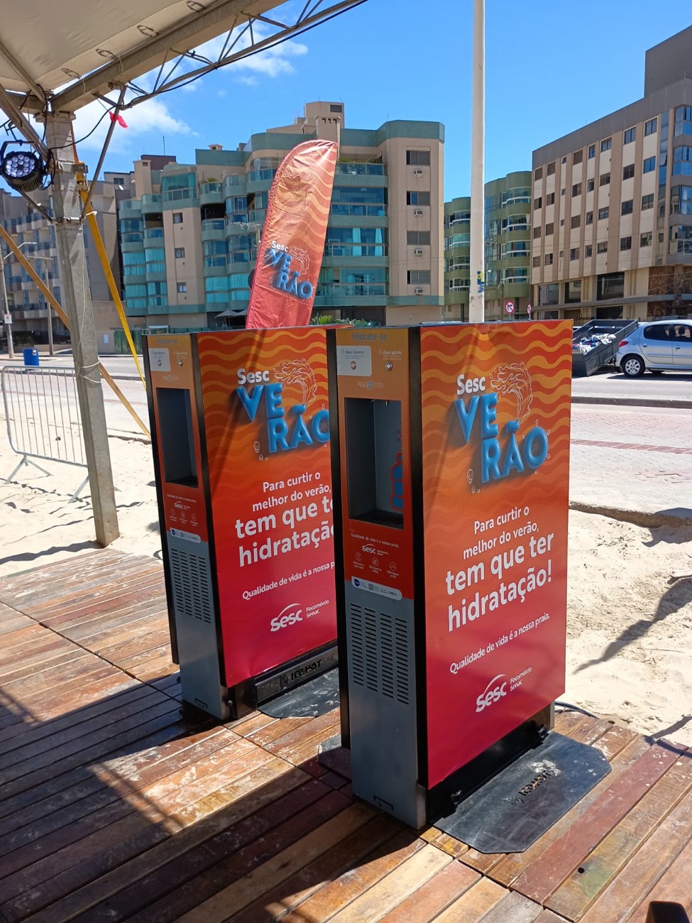 Estações Sesc Verão na praia