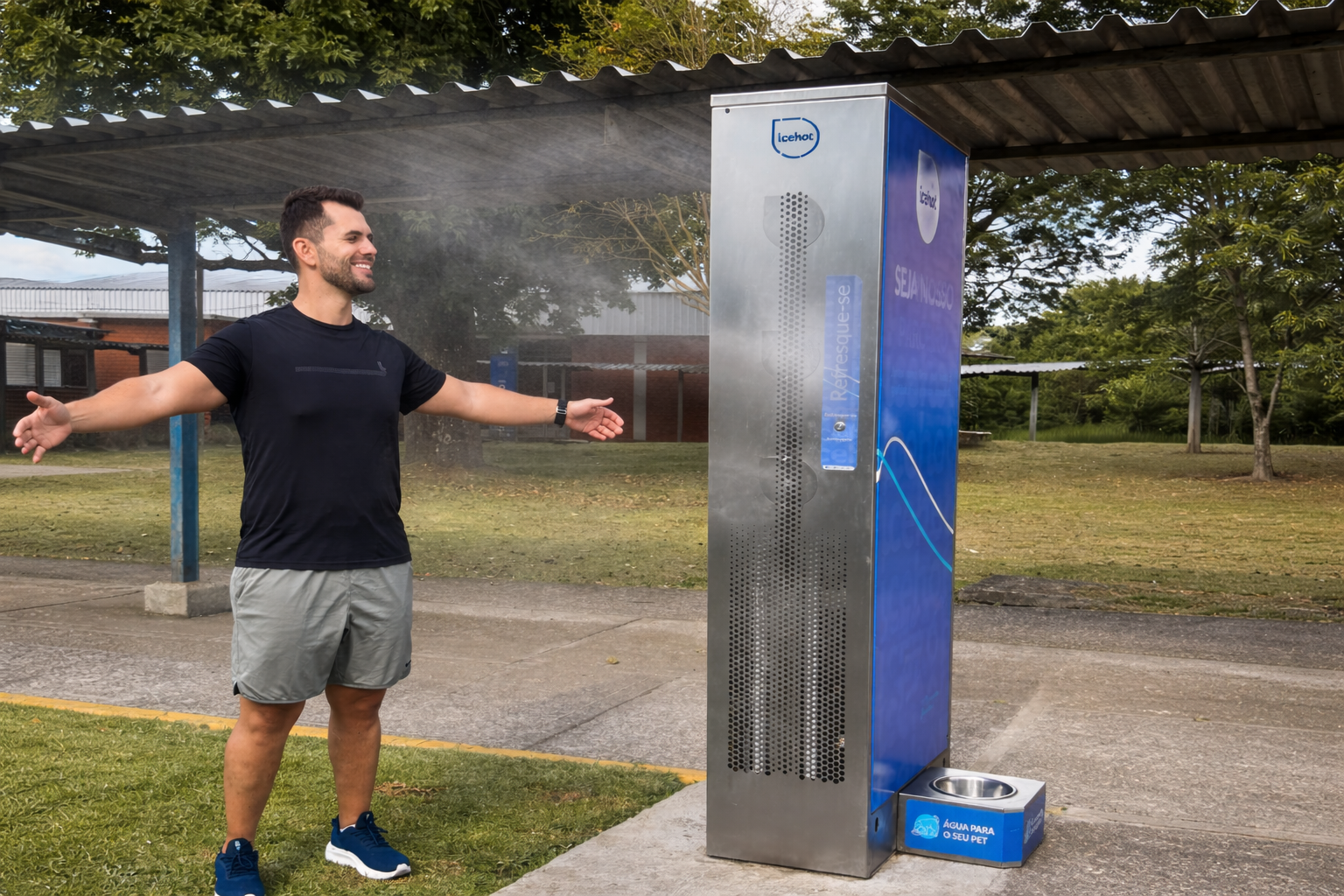 Da torneira ao futuro!! UCS de Bento Gonçalves recebe estação de hidratação Icehot.