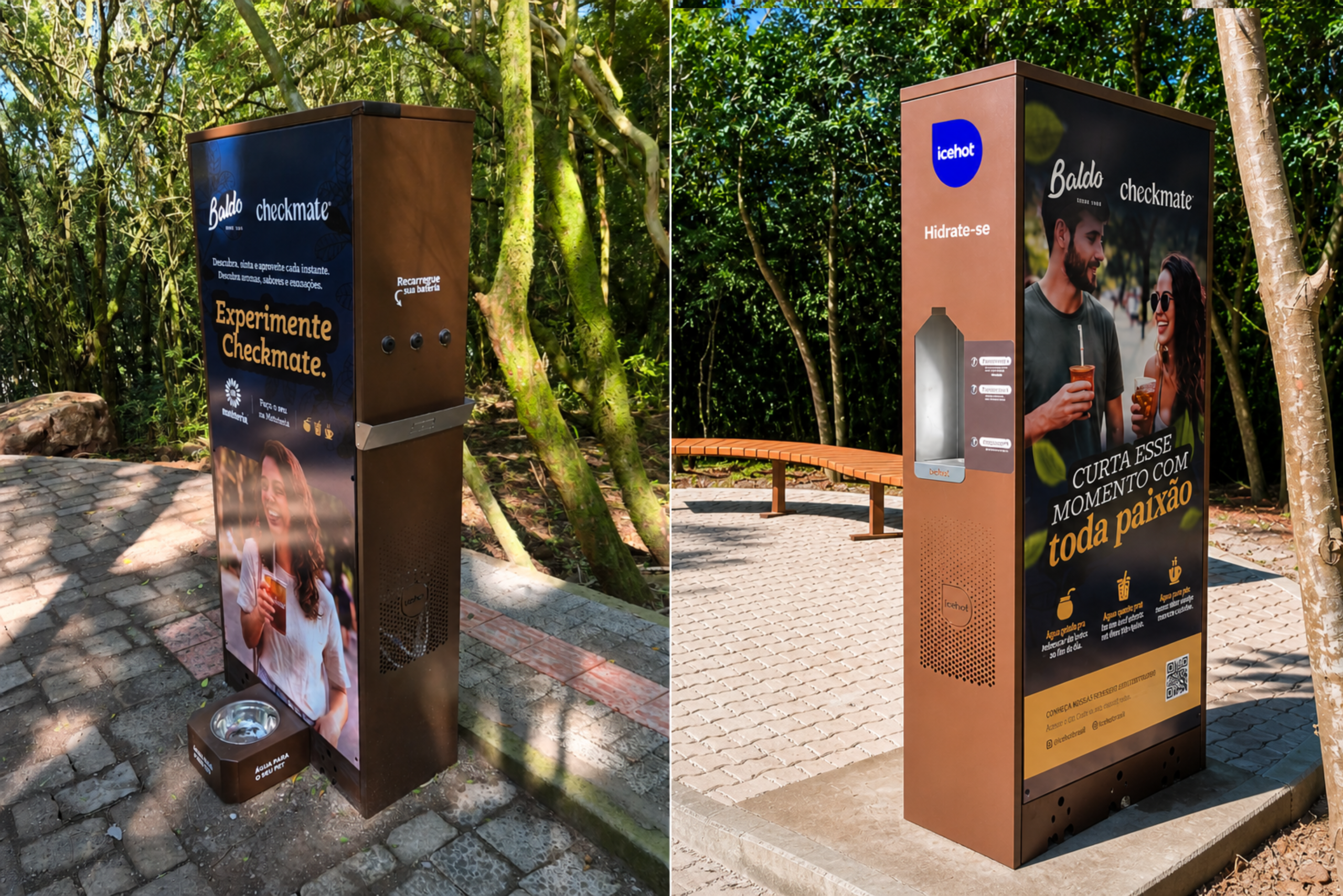 4 Estações de hidratação instaladas no Cristo de Encantado, isso é Experiência de Verdade